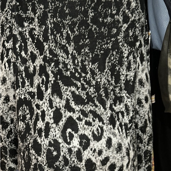 chico’s size 3 sweater dress. animal print or jacket - Picture 6 of 16